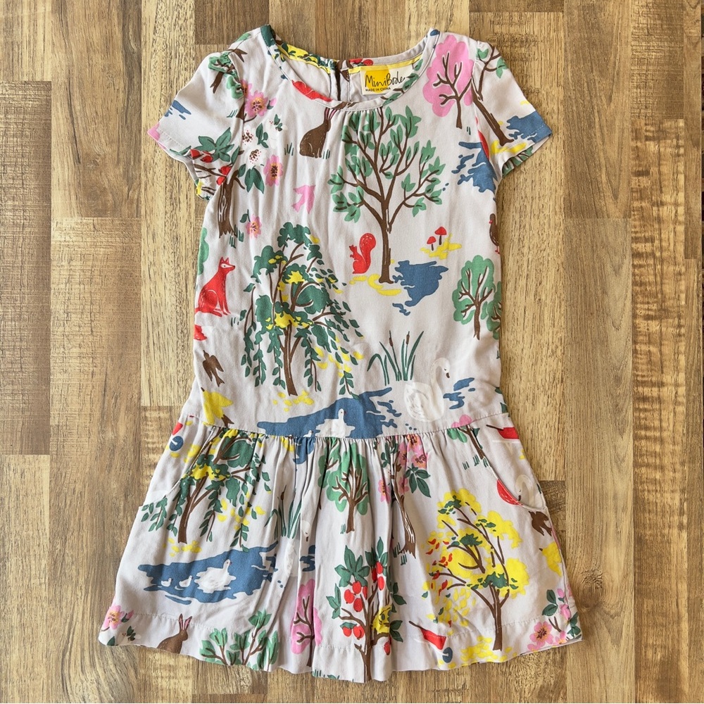 - Mini Boden woodland dress 4/5